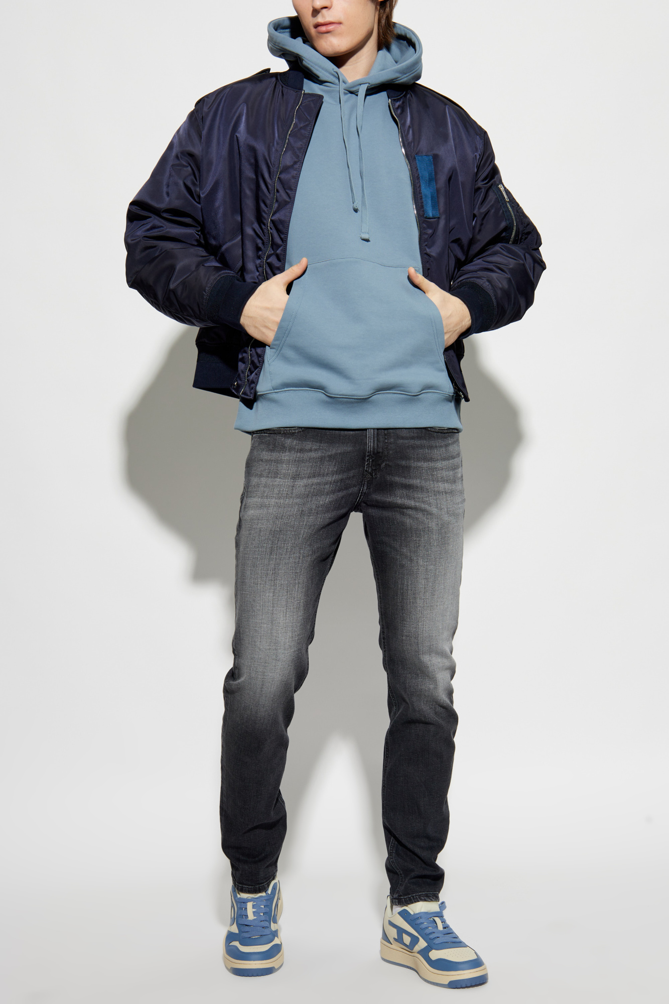 Blue Sweatshirt 'S-ROB-HOOD-DOVAL-PJ' Diesel - Vitkac AS